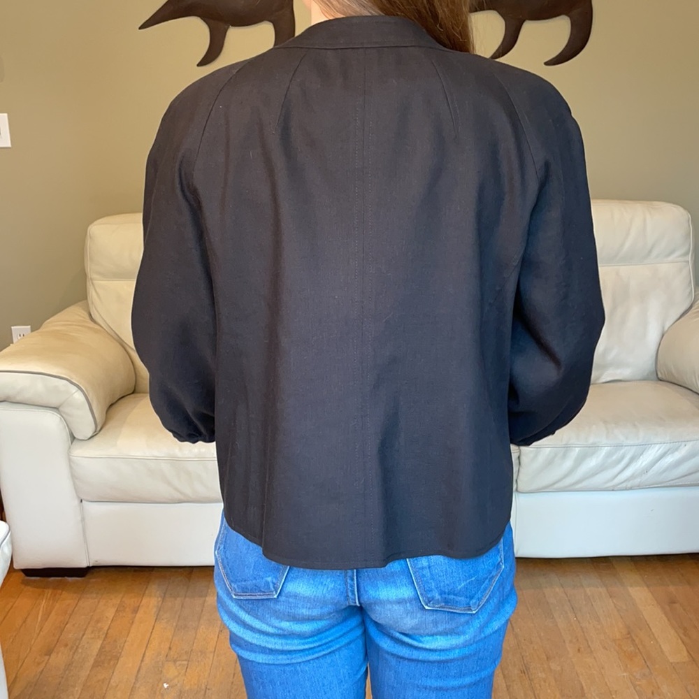 Talbots Single Button Black Jacket - image 3